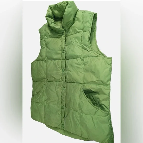 Lands End Goose Down Puffer Vest - Picture 8 of 9